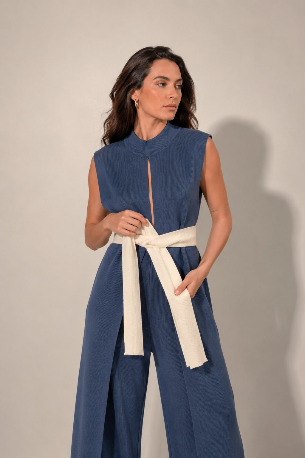 Bold top azul