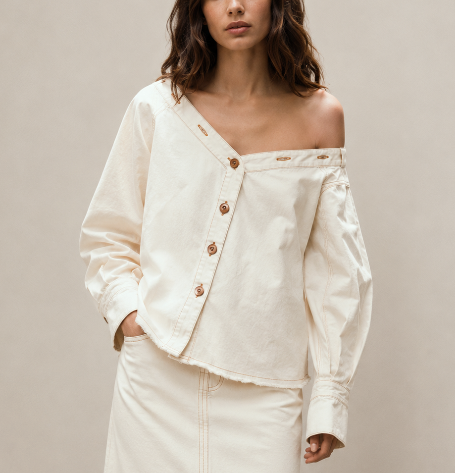 CAMISA HERITAGE BONE