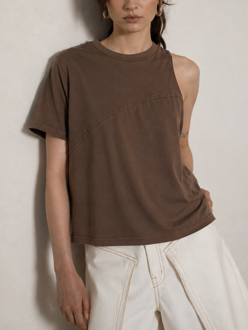 CAMISETA FLAME MARRÓN