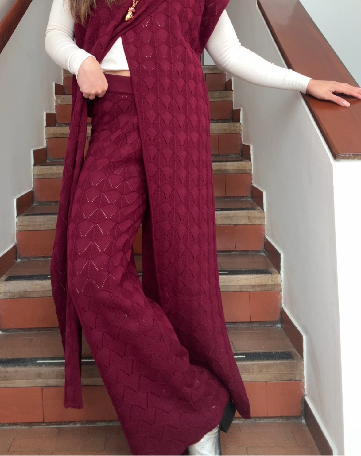 Pantalón Unconventional Burgundy