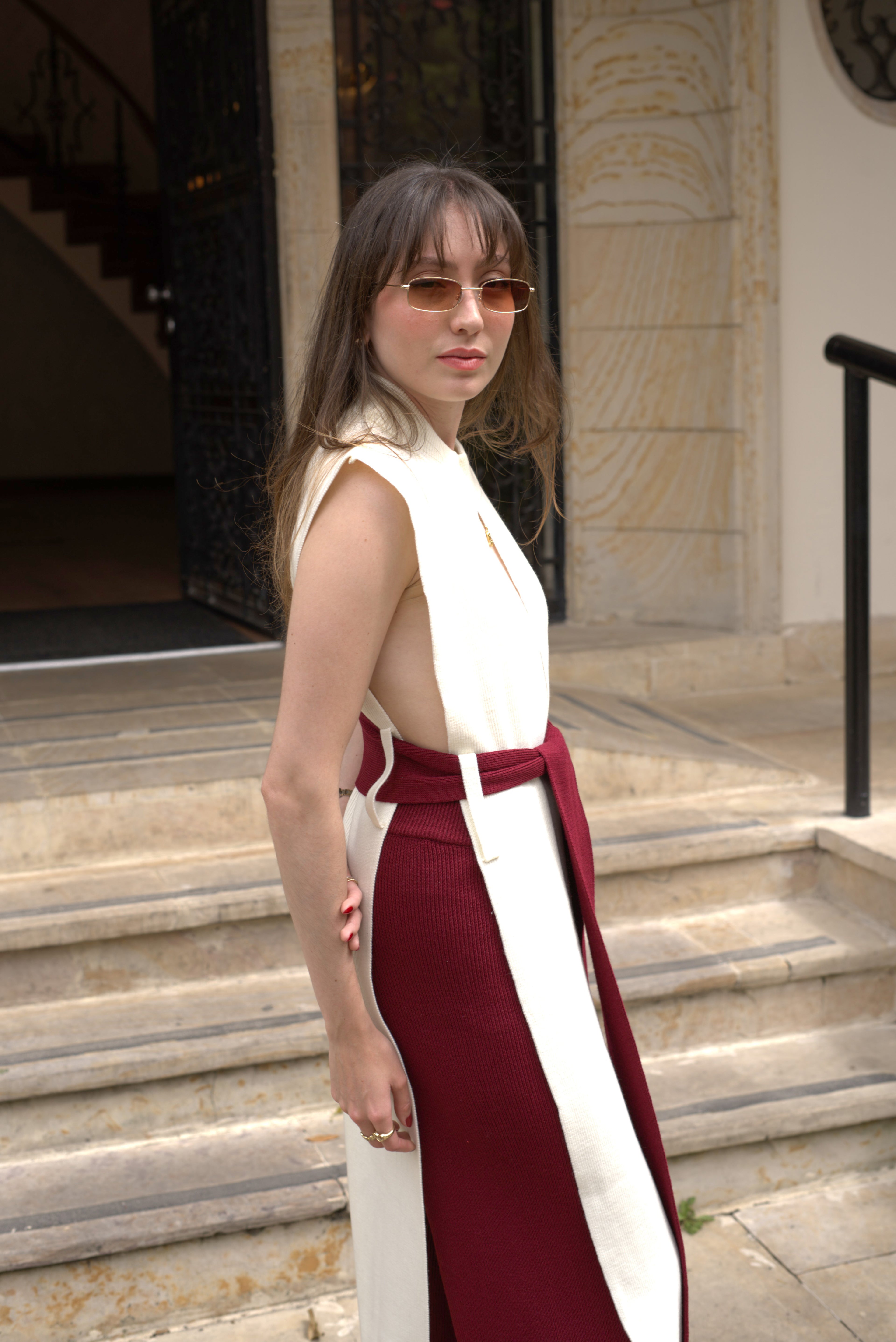 Bold White top