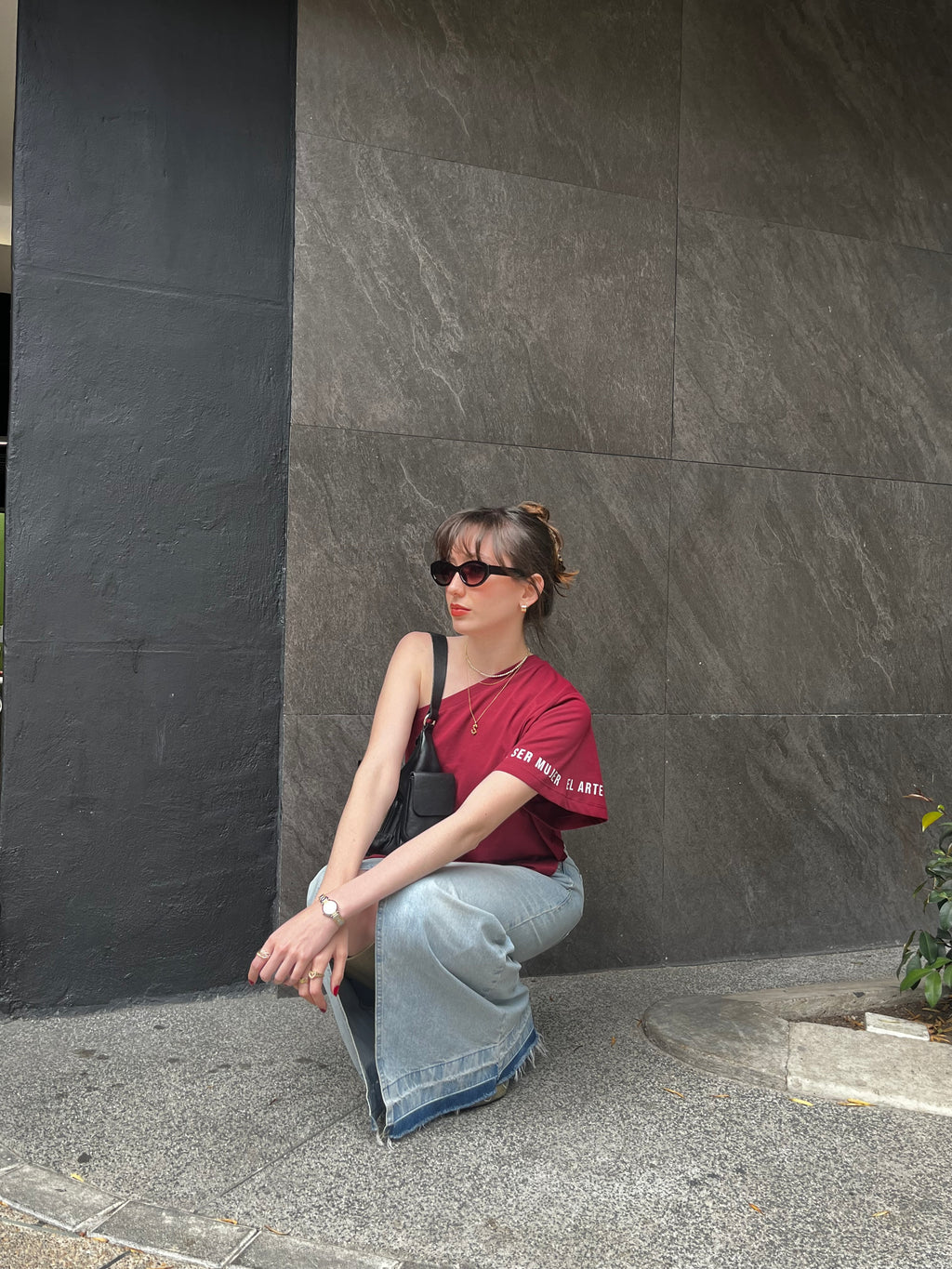Burgundy atrevida T-shirt