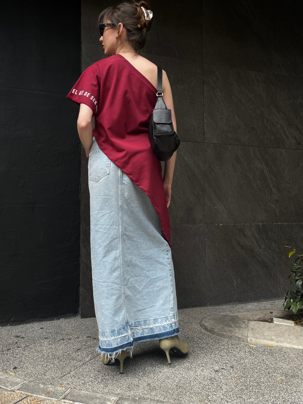 Burgundy atrevida T-shirt