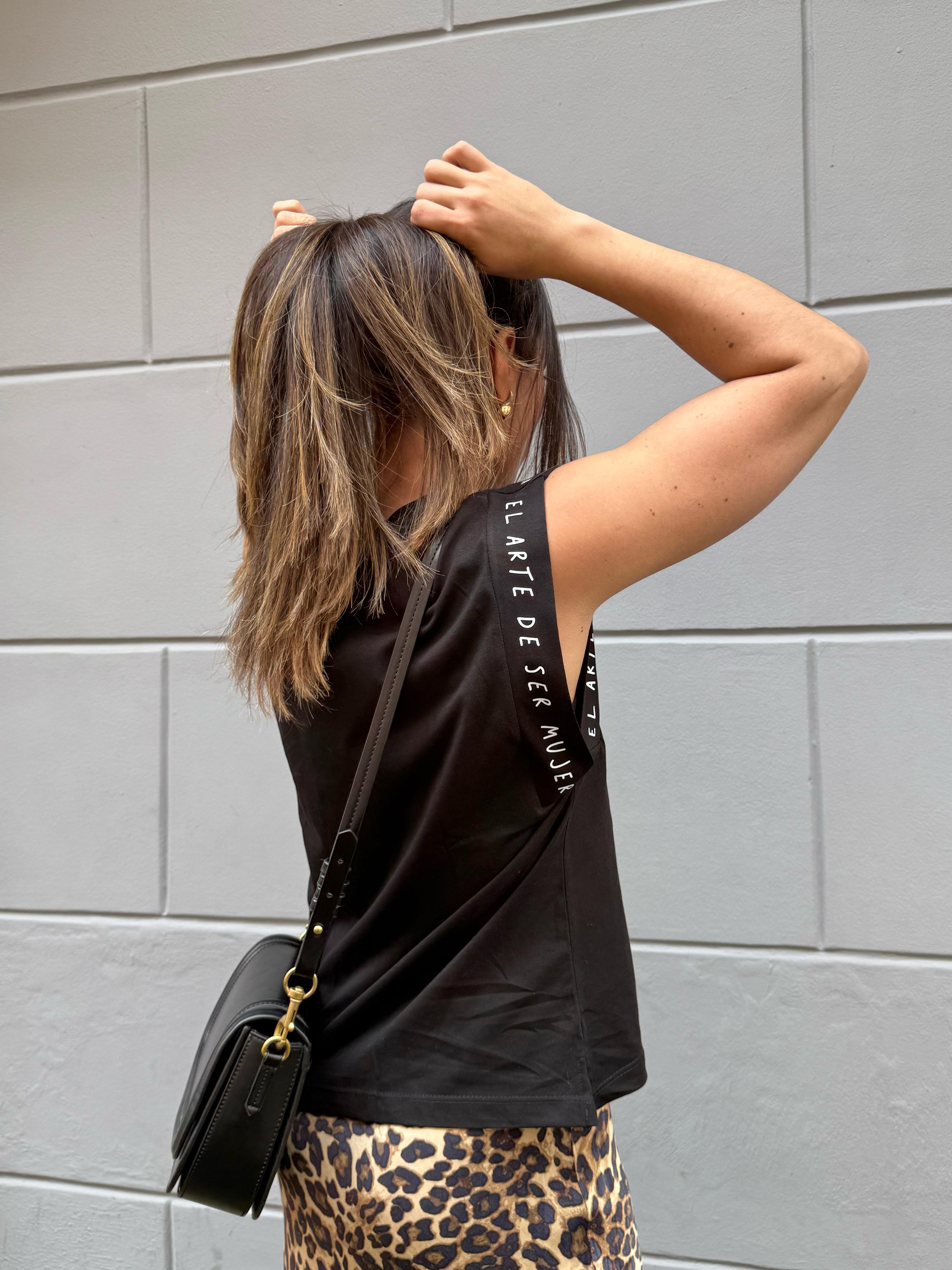 Muscle tee Negra